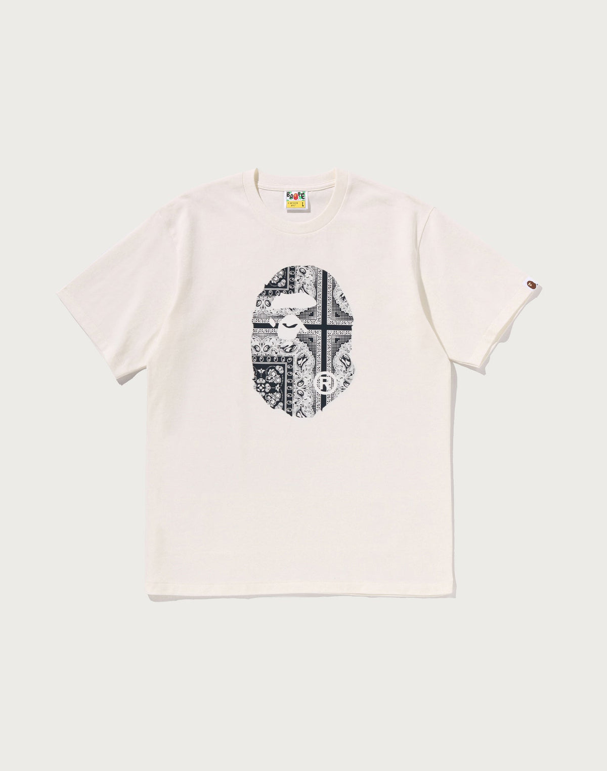 PAISLEY PATTERN APE HEAD TEE MENS