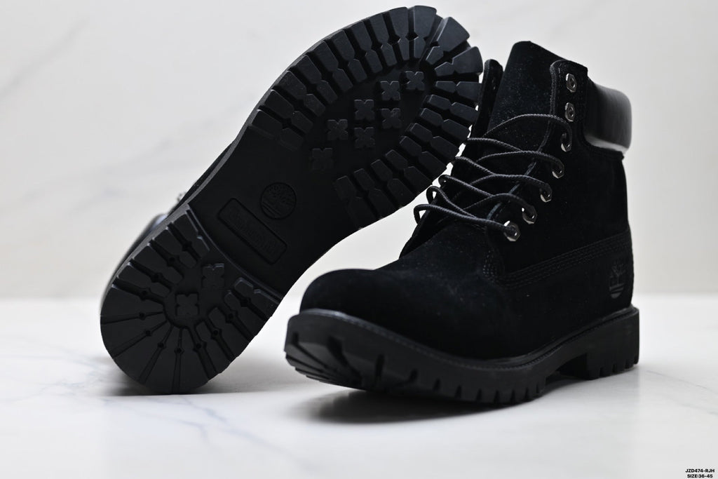 Timberland Black Premium Leather High Outdoor Boot