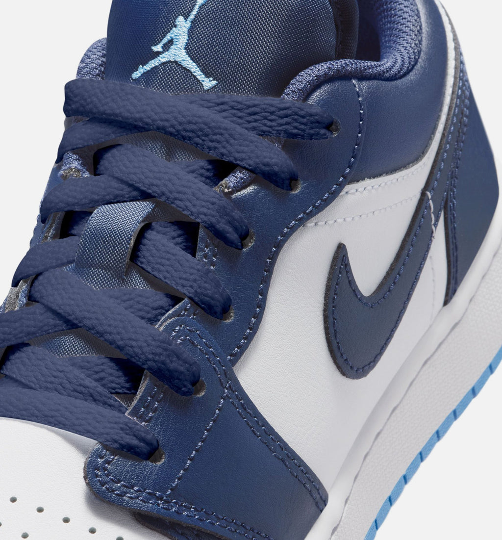 Air Jordan 1 Low GS Sneakers | Midnight Navy/University Blue/White