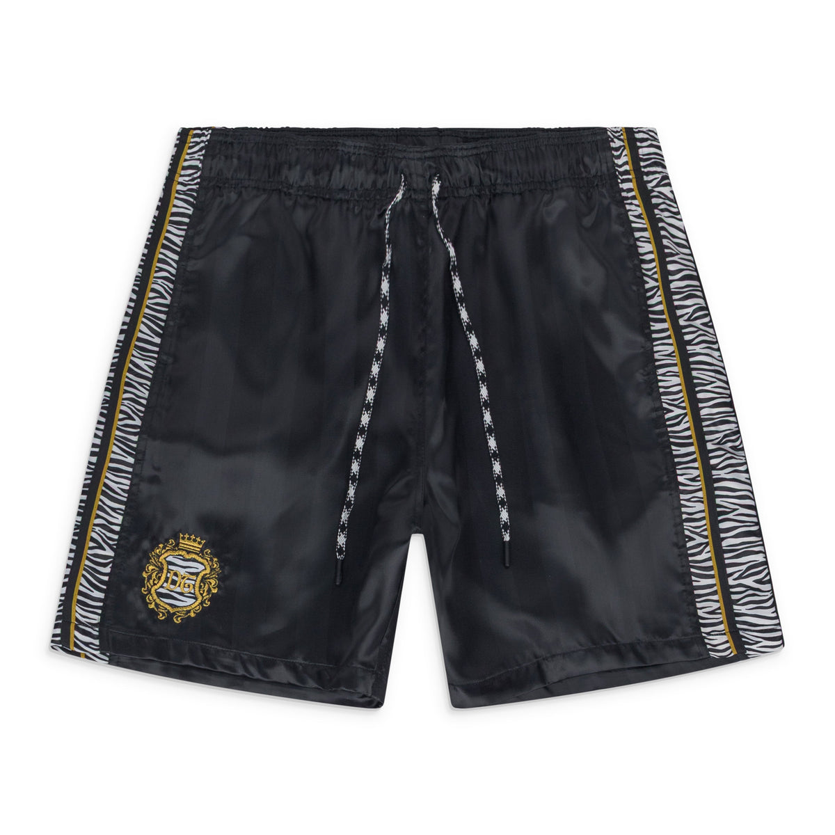 Black One Stripe Short