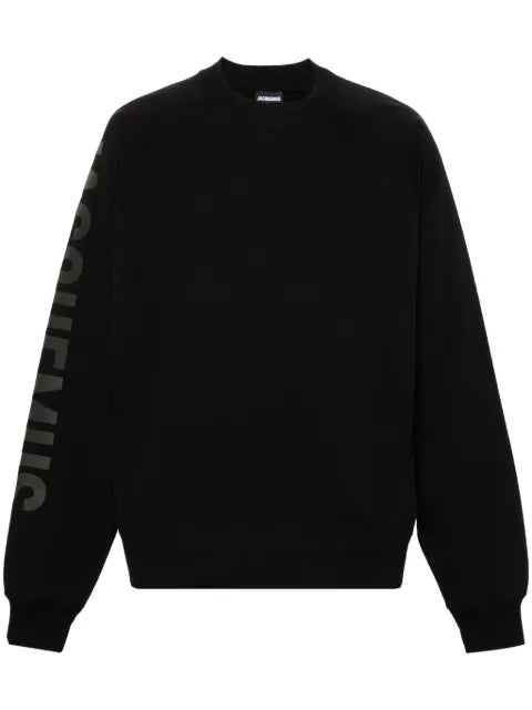 Jacquemus Le Sweatshirt Typo cotton top