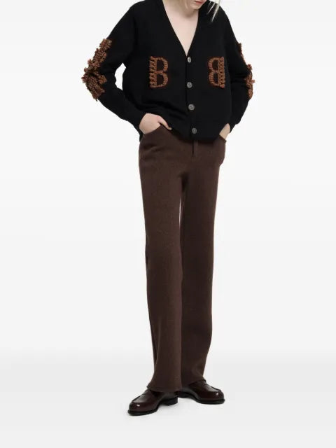 Barrie logo-embroidered cardigan