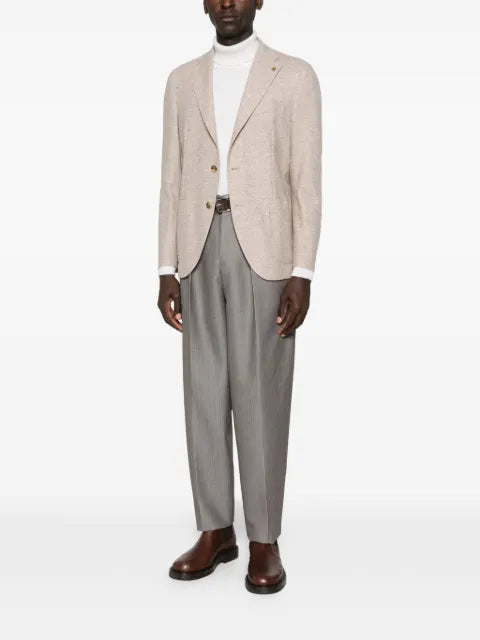 LATORRE lapel-pin single-breasted blazer