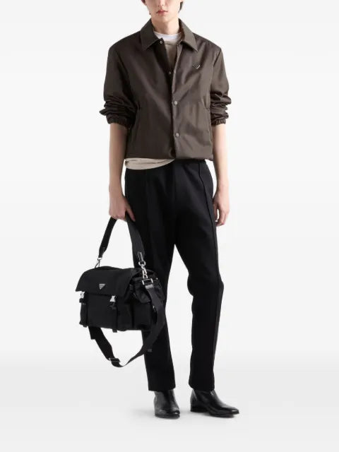 Prada triangle-logo jacket