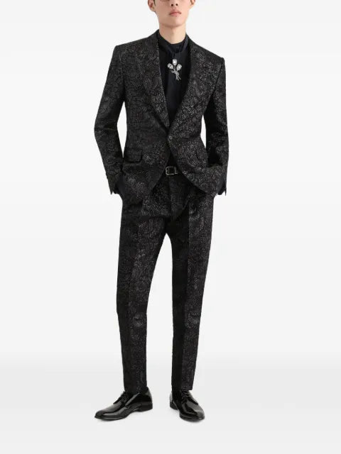 Dolce & Gabbana Sicilia light single-breasted brocade jacket