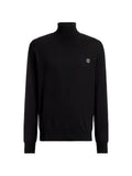 Balmain logo-embroidered roll-neck sweater