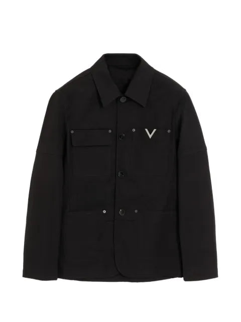 Valentino Garavani V-detail shirt jacket