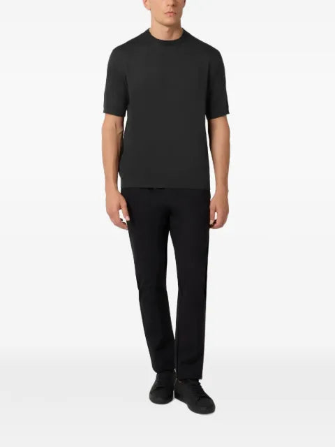 Paul & Shark fine-knit wool short-sleeve sweater