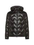 Peuterey chevron-quilted hooded coat