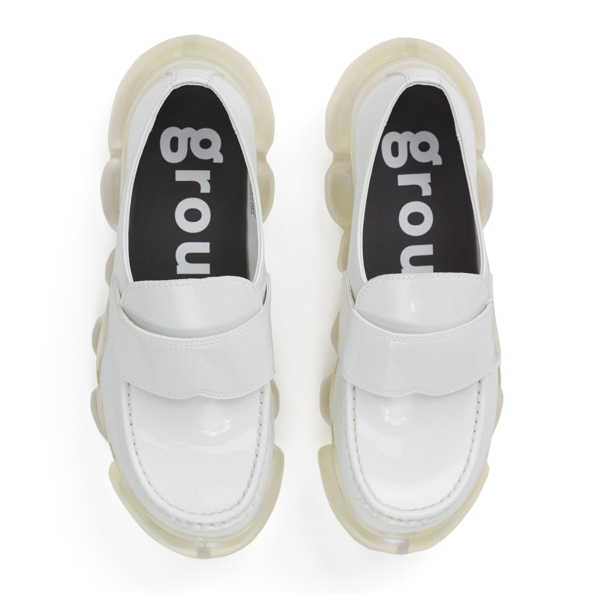 White Jewelry Loafer Aurora
