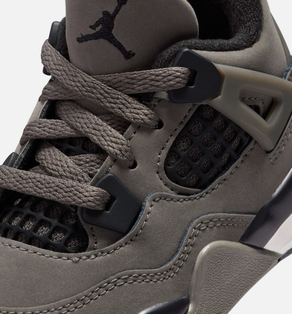 Air Jordan 4 Retro Cave Stone and Black Infant/Toddler Lifestyle Shoe – Cave Stone/Black/Moon Particle