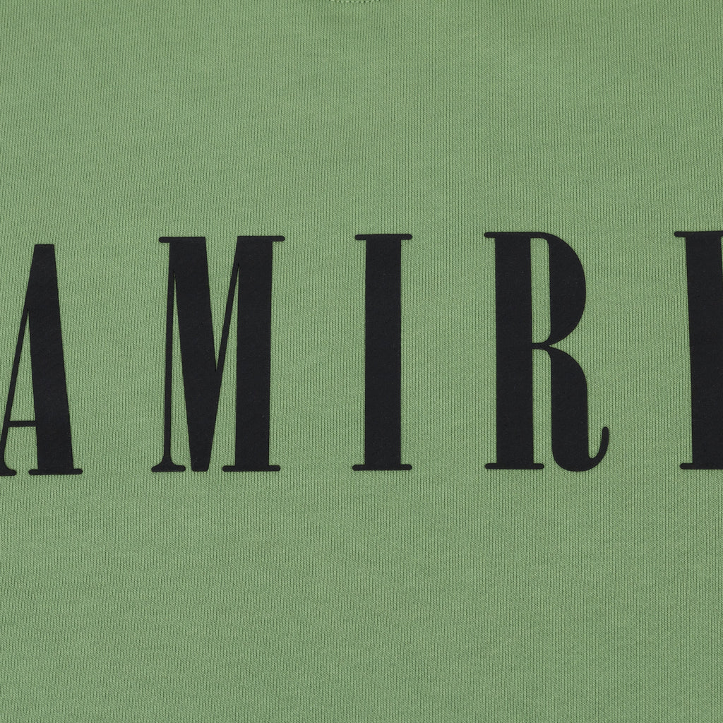 Mineral Green Amiri Core Logo Crew