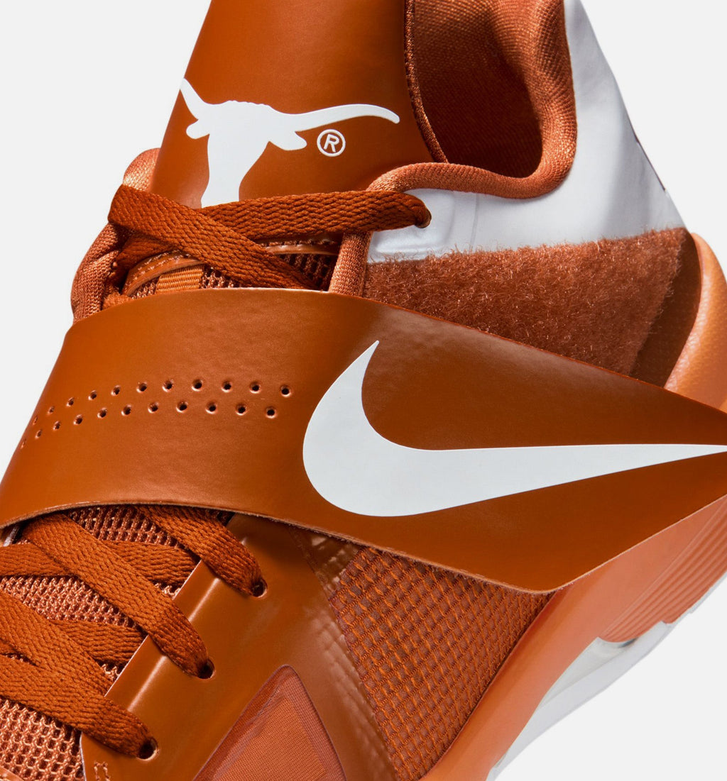 Zoom KD 4 Texas Longhorns Men's Sneakers - Desert Orange / White