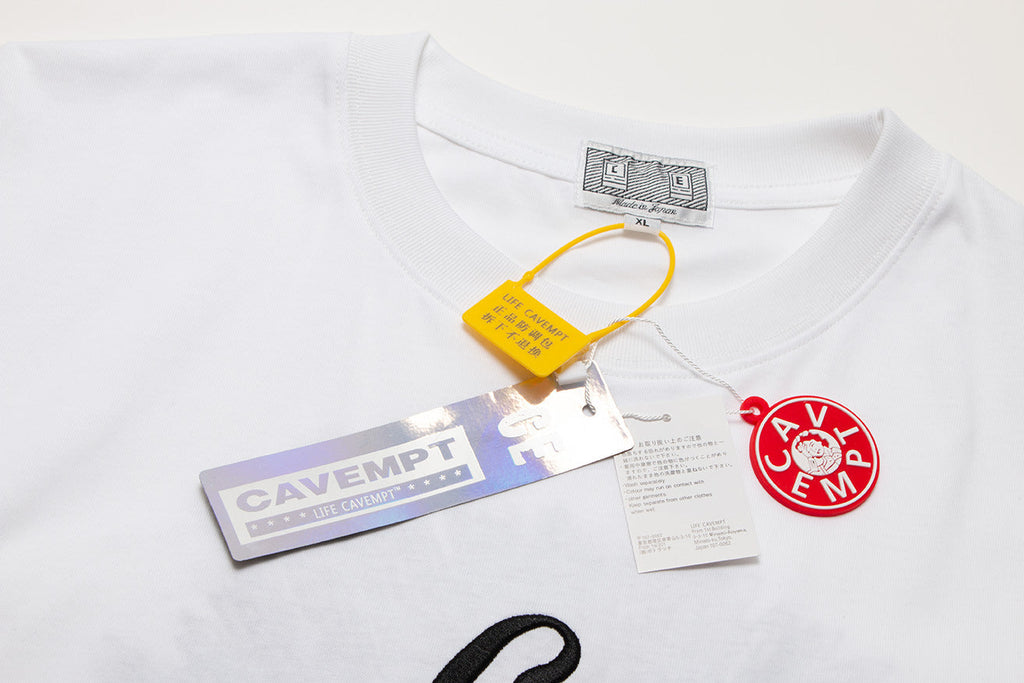 Cav Empt Embroidered Letter Short Sleeve Crew Neck T-Shirt Unisex