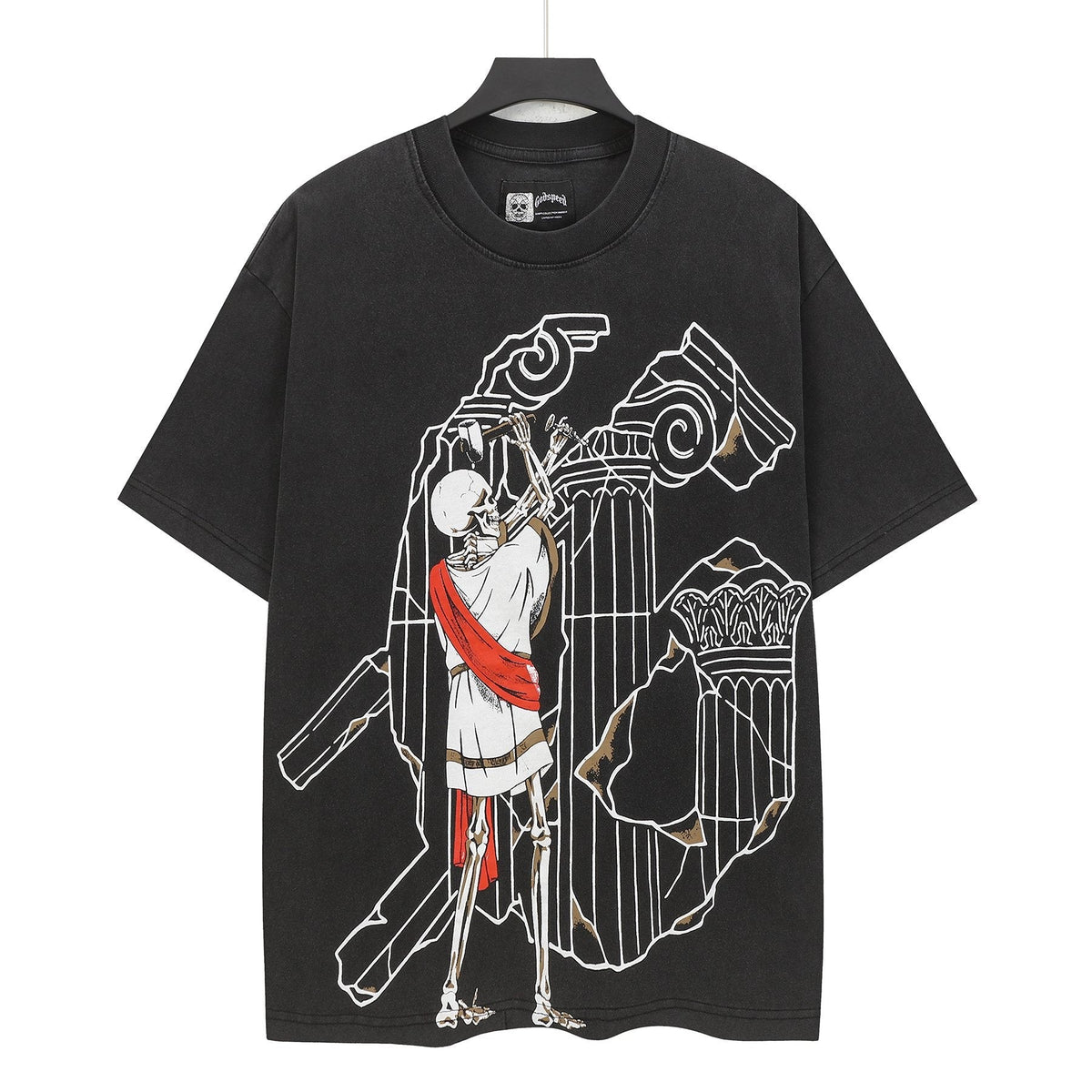 Godspeed Skeleton Columns Short-Sleeve T-Shirt