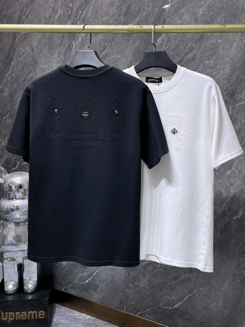 Chrome Hearts Horseshoe Graphic Short-Sleeve T-Shirt