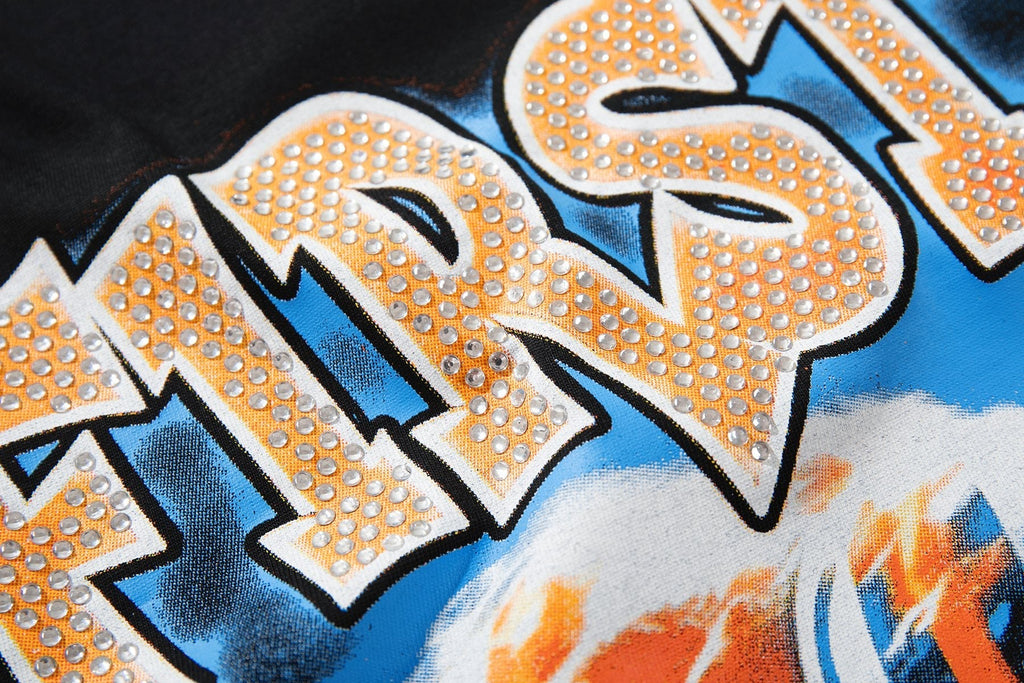 MAJESTIK Football Graphic Short-Sleeve T-Shirt