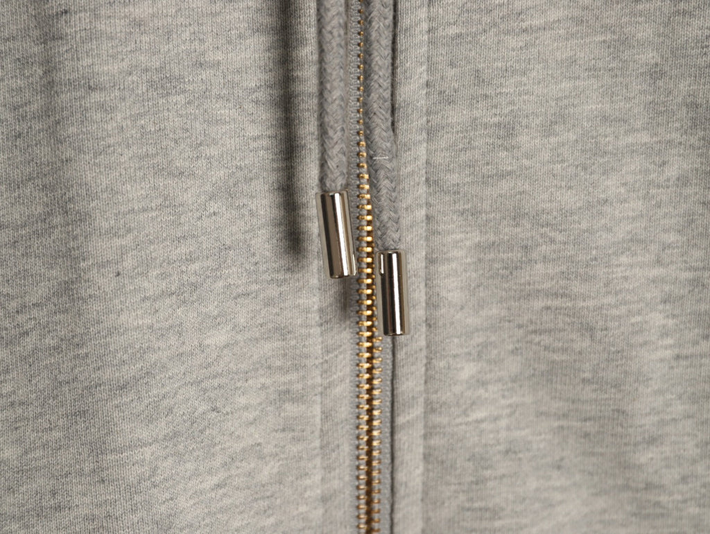Louis Vuitton Sketch-Style Monogram Zip Hoodie - Light Gray